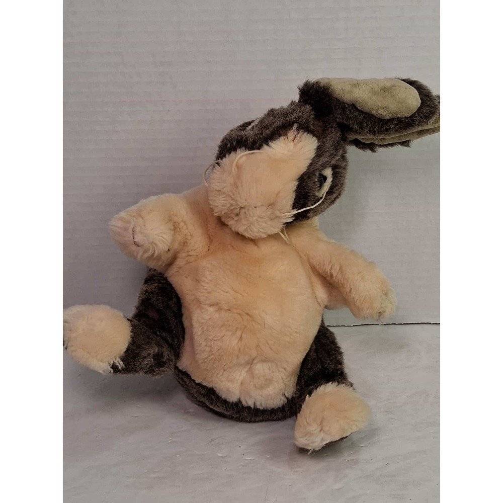 Folkmanis‎ Hand Puppet Plush - Dutch Rabbit - Dark Brown and Tan - 10 in Tall